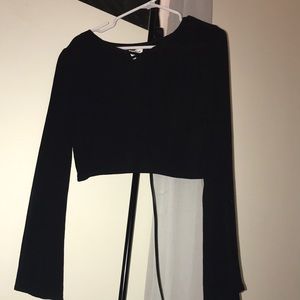 H&M Coachella flared wrist long sleeve top